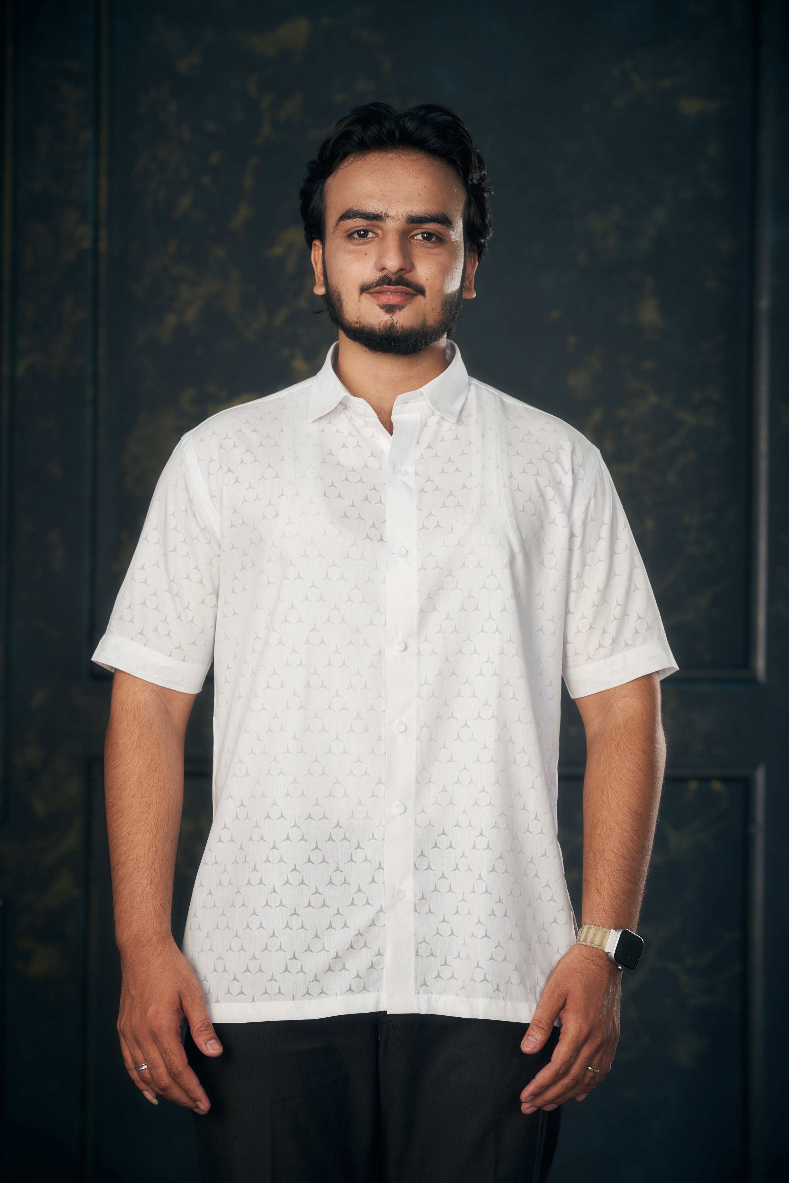 Mensoline Signature White Luxe Shirt.