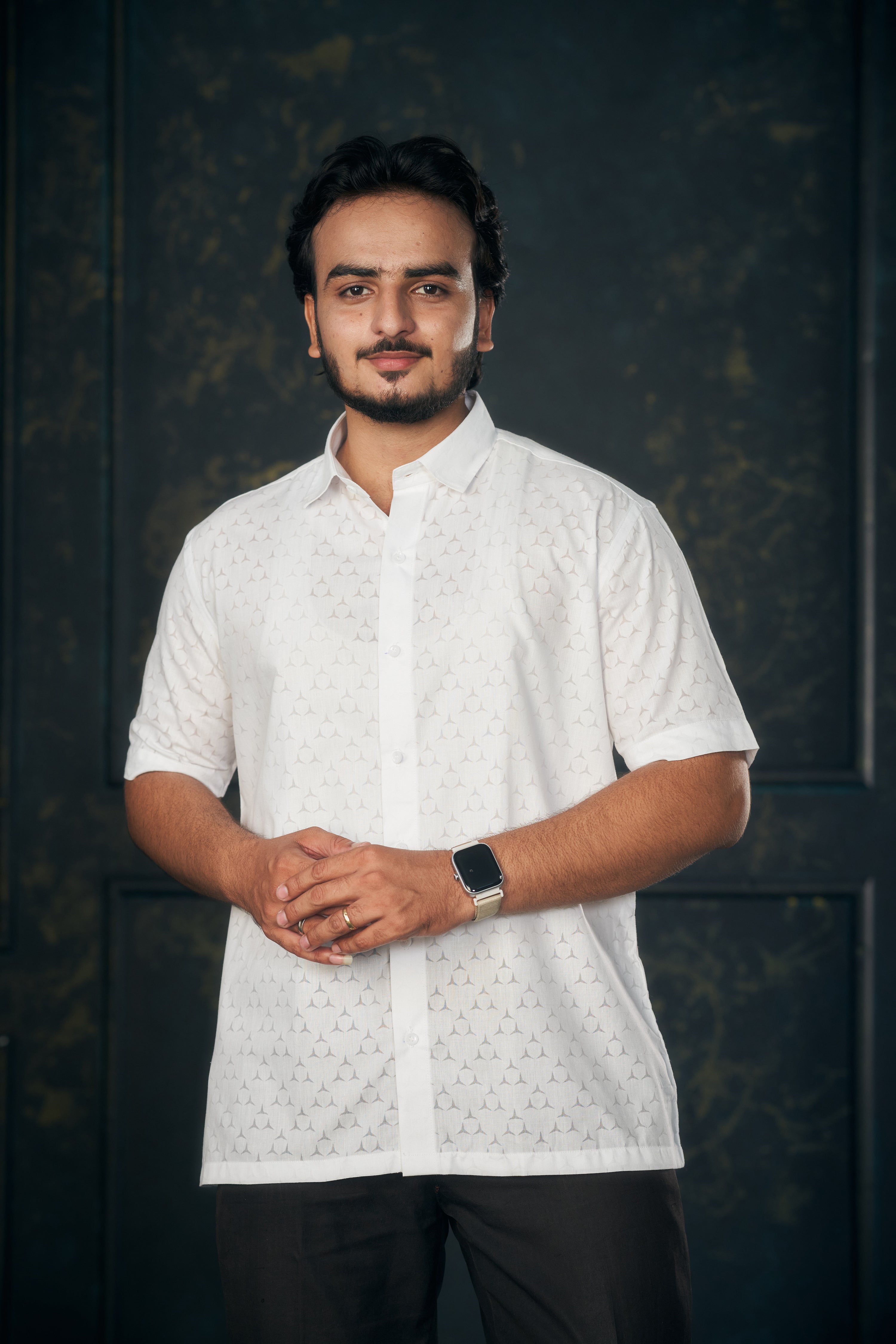 Mensoline Signature White Luxe Shirt.