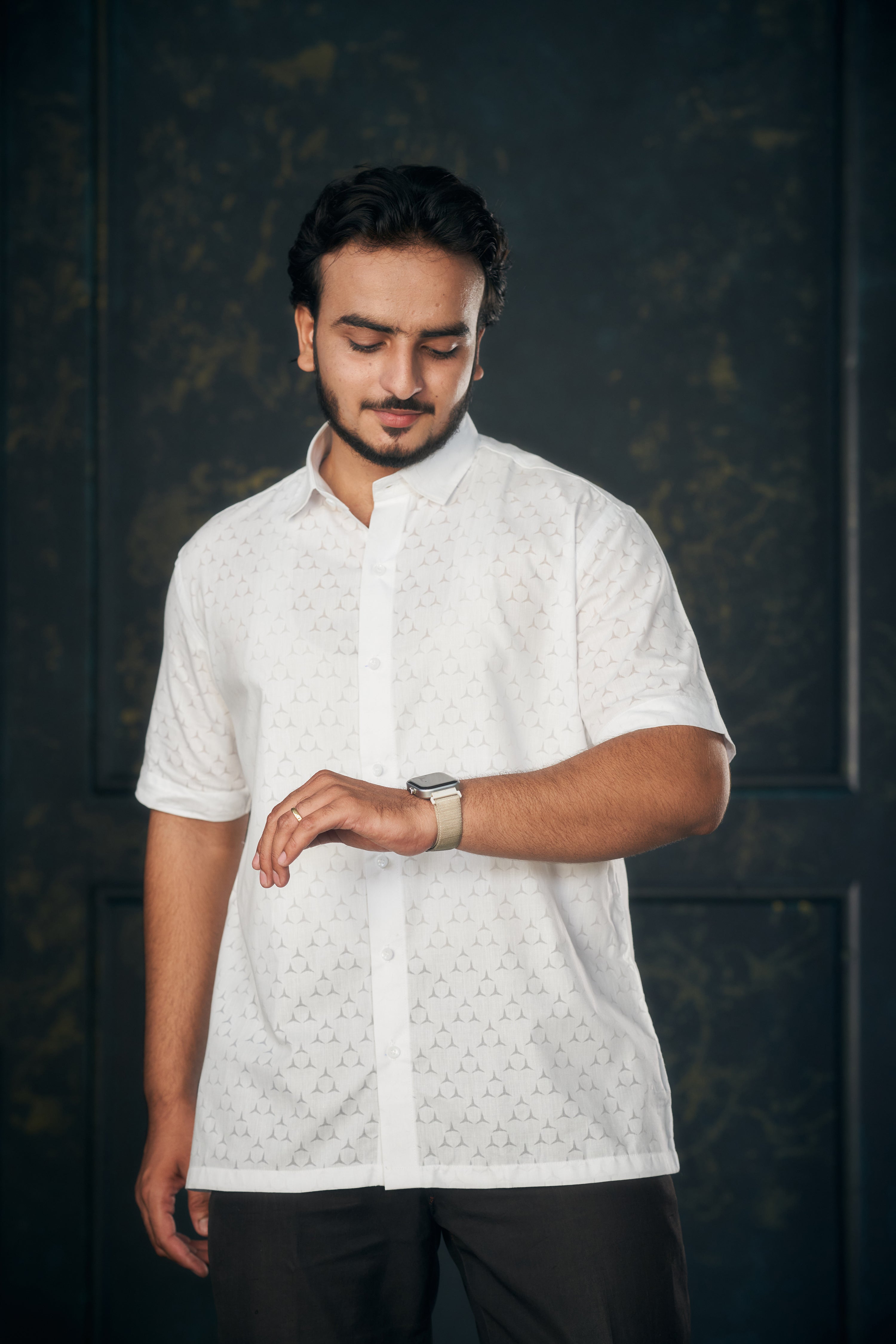 Mensoline Signature White Luxe Shirt.