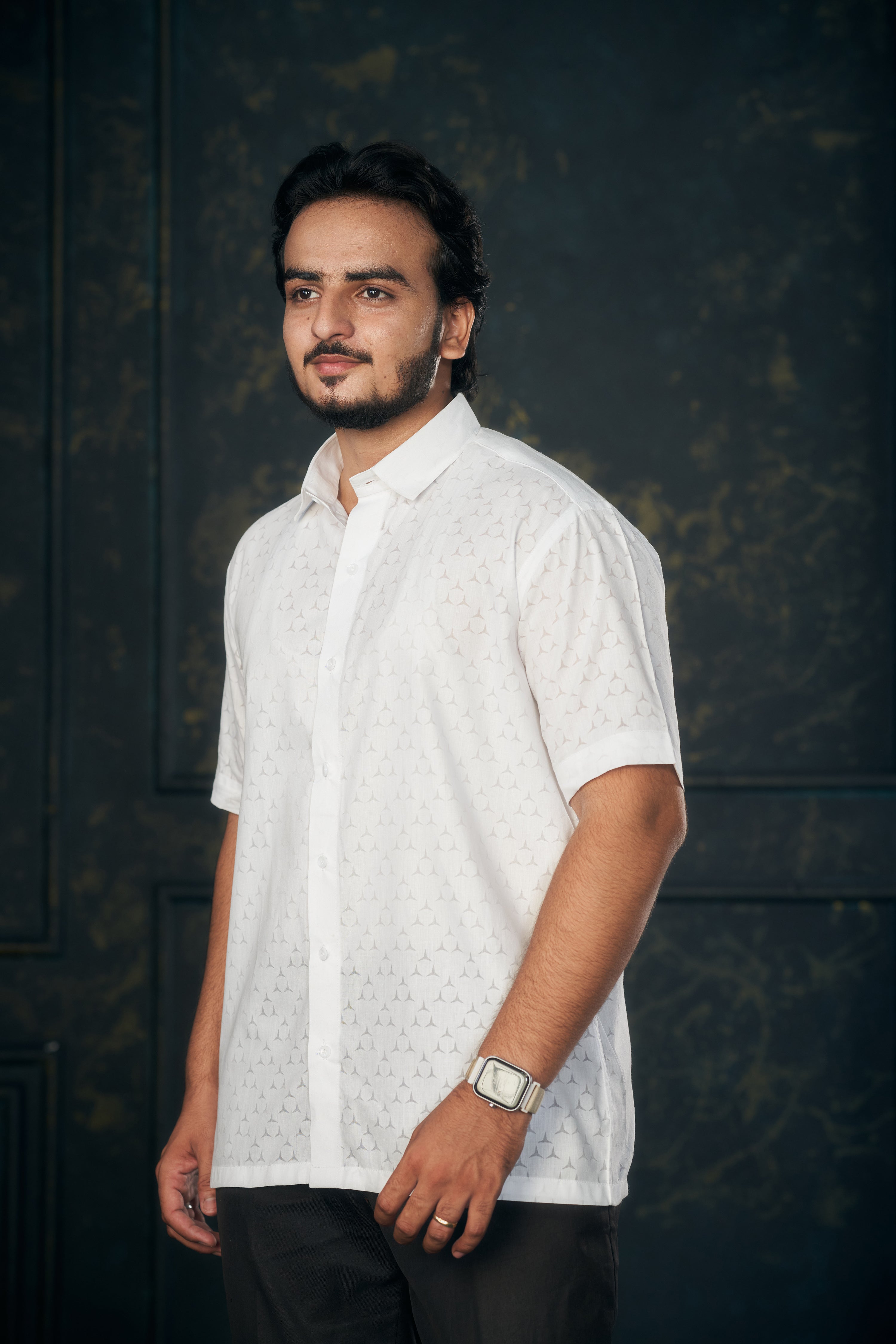 Mensoline Signature White Luxe Shirt.