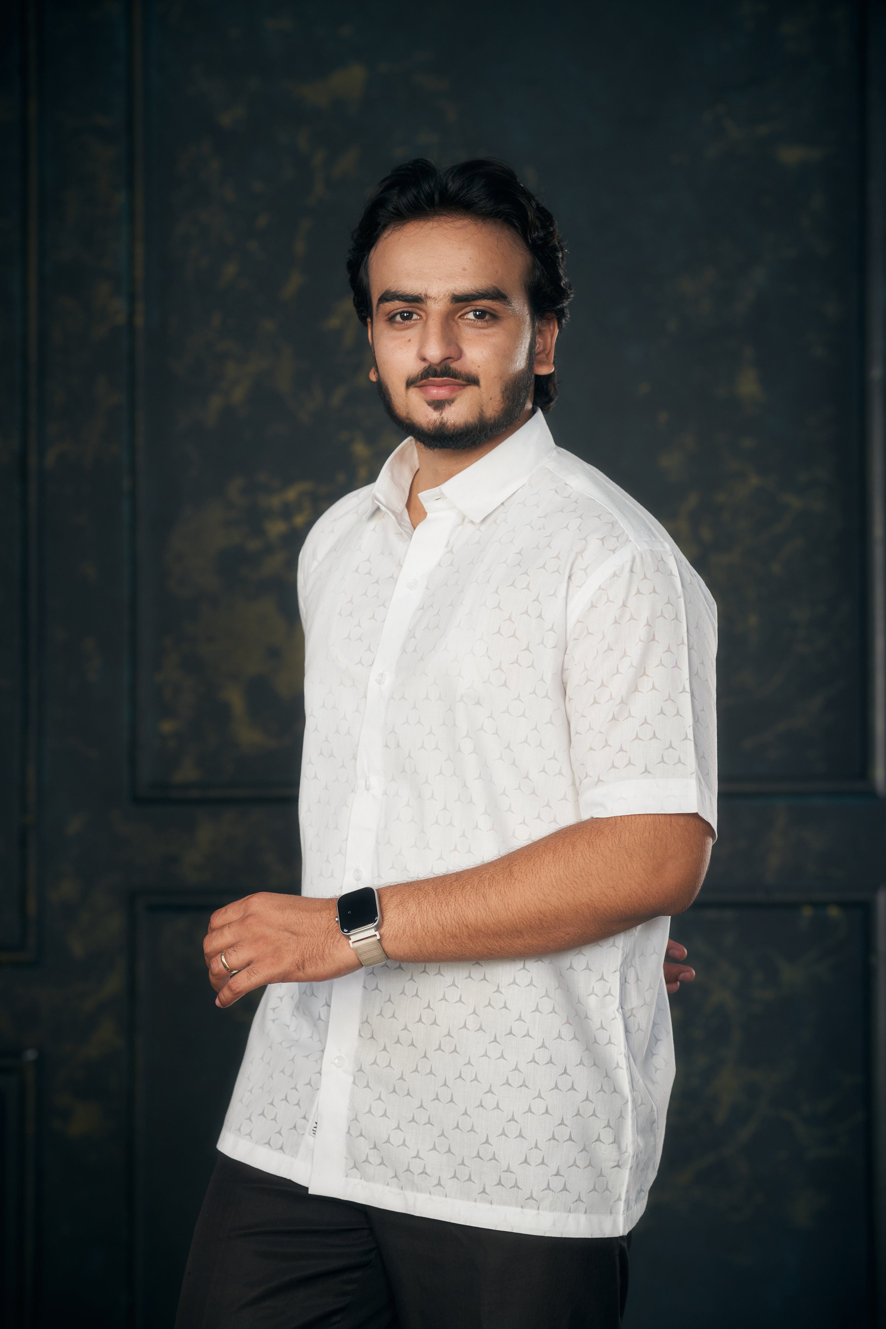 Mensoline Signature White Luxe Shirt.